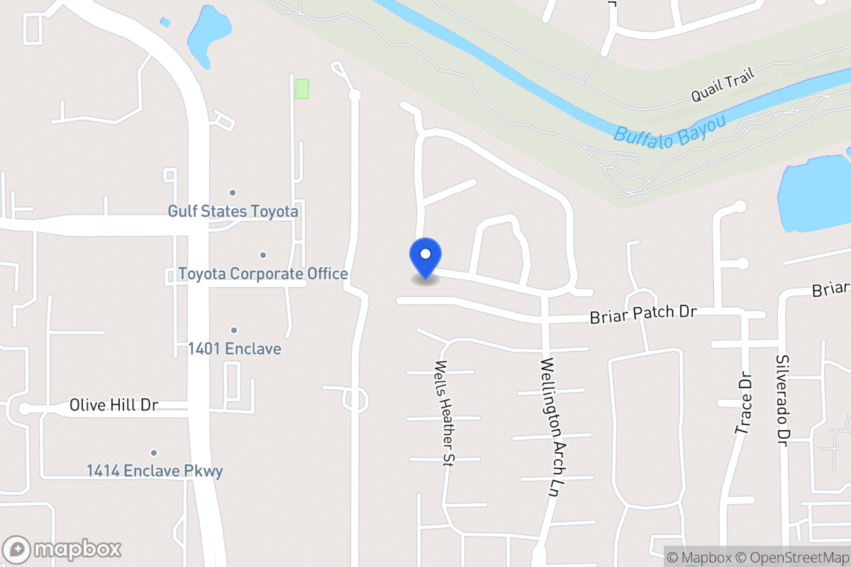 Map of 12950 Kingsbridge Ln, Houston