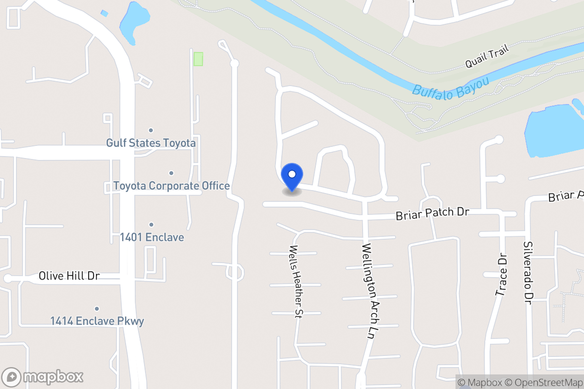 Map of 12952 Kingsbridge Ln, Houston