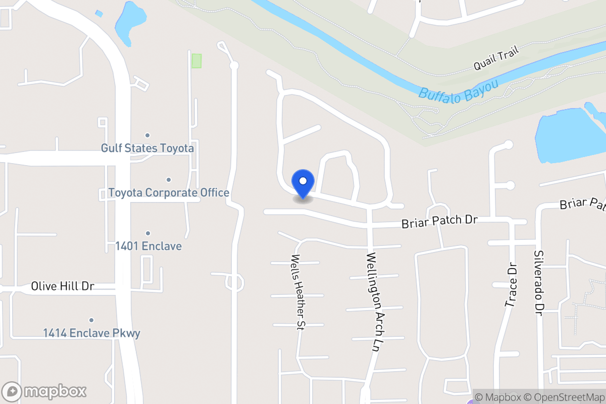 Map of 12954 Kingsbridge Ln, Houston