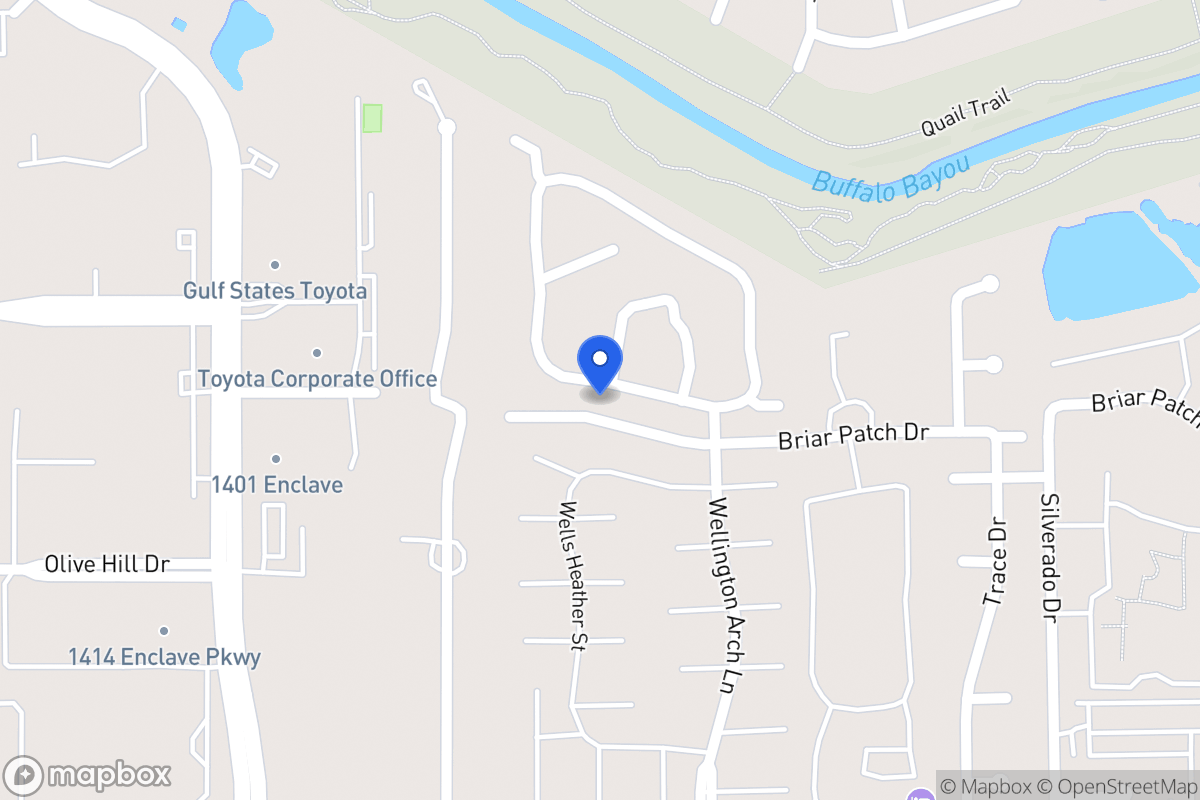 Map of 12956 Kingsbridge Ln, Houston