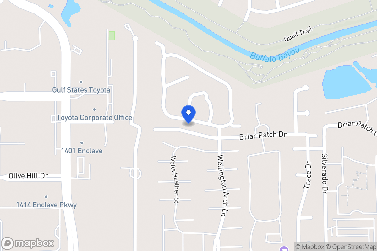 Map of 12958 Kingsbridge Ln, Houston