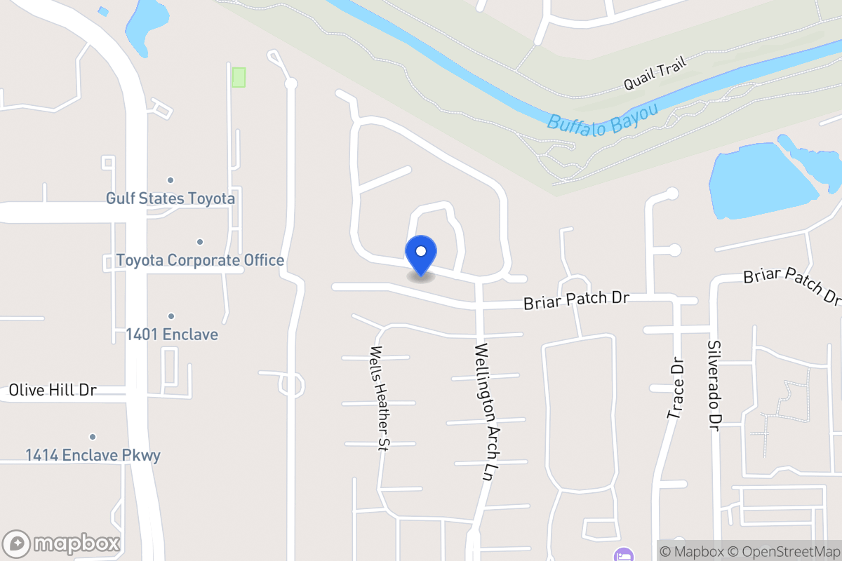 Map of 12960 Kingsbridge Ln, Houston