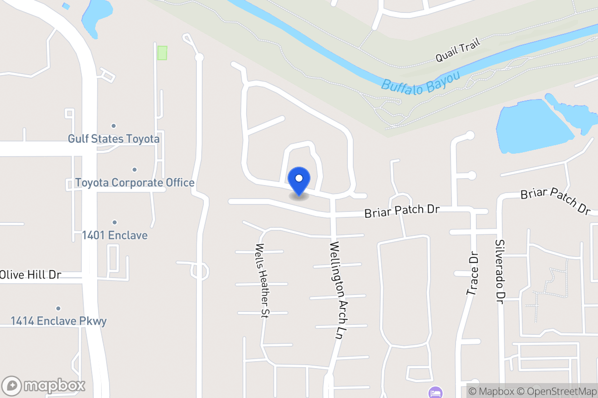Map of 12962 Kingsbridge Ln, Houston