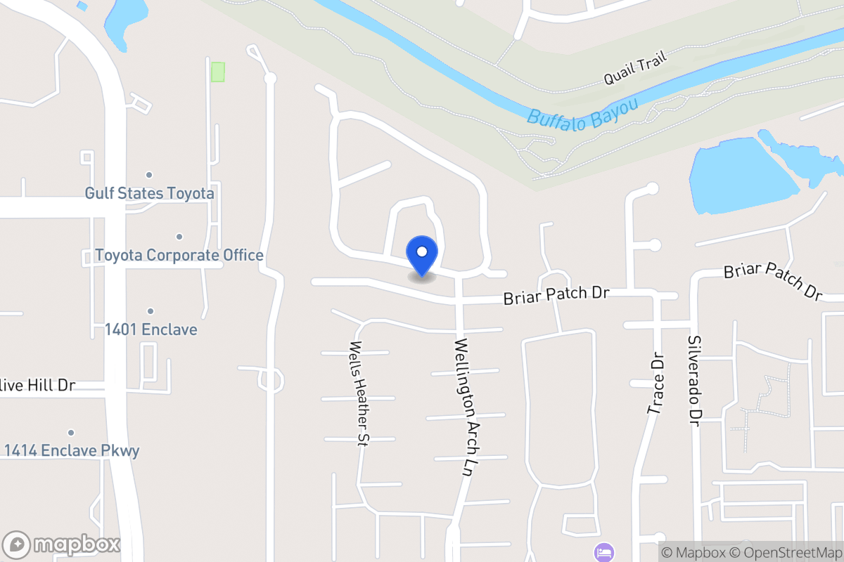 Map of 12964 Kingsbridge Ln, Houston