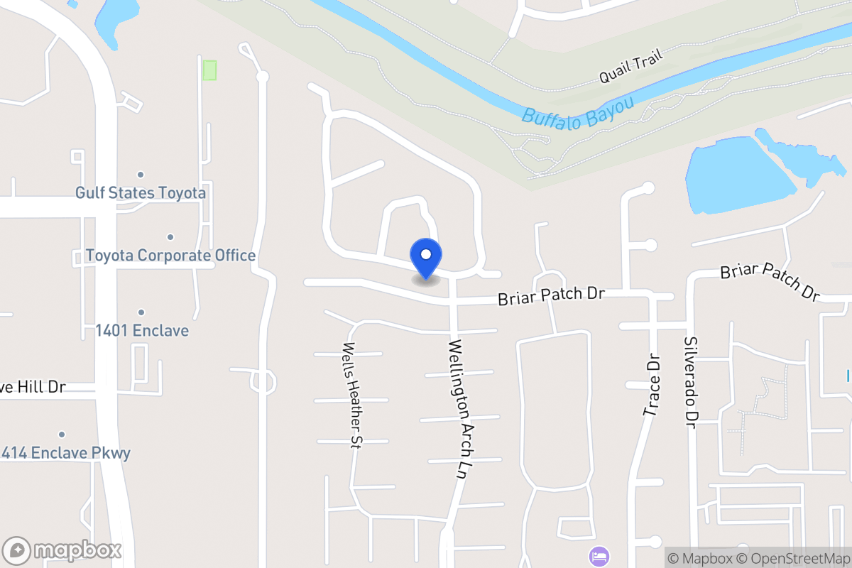 Map of 12966 Kingsbridge Ln, Houston