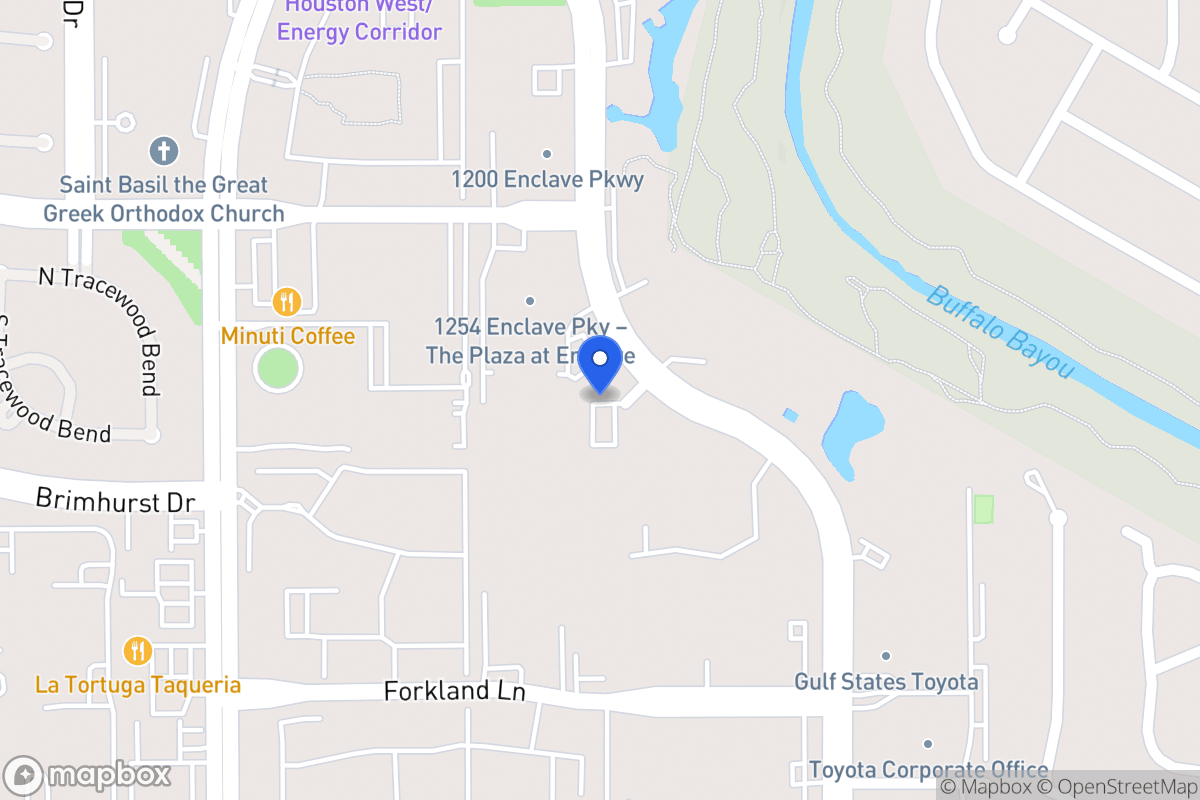 Map of 1330 Enclave Pky, Houston