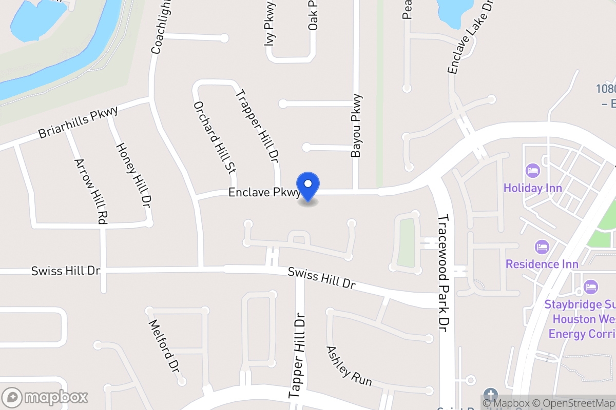 Map of 950 Enclave Pky, Houston