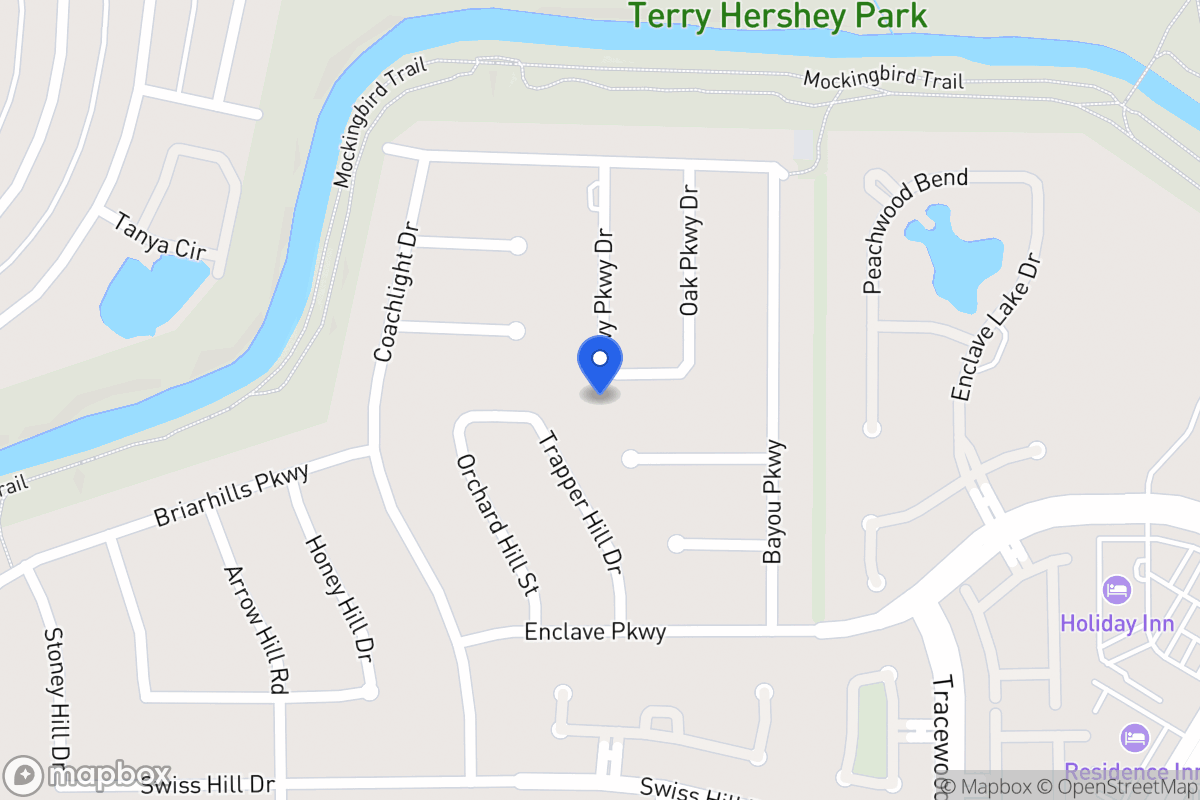 Map of 938 Ivy Parkway Dr, Houston