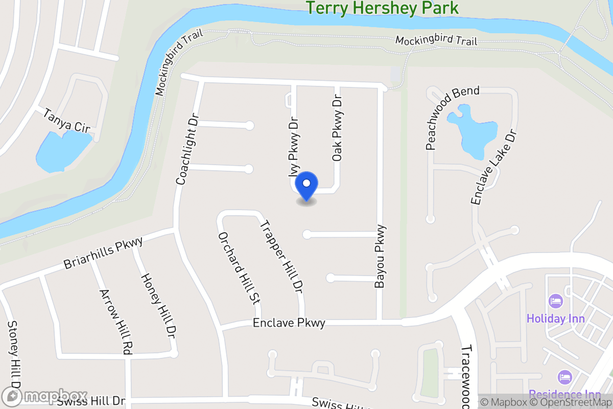 Map of 942 Ivy Parkway Dr, Houston
