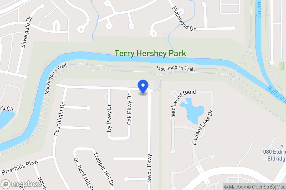 Map of 902 Bayou Pky, Houston
