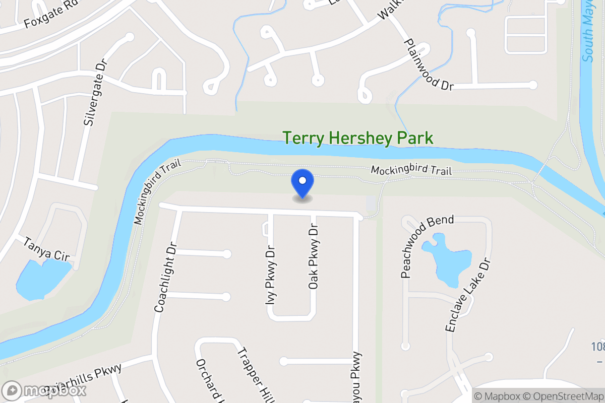 Map of 13742 Trailville Dr, Houston