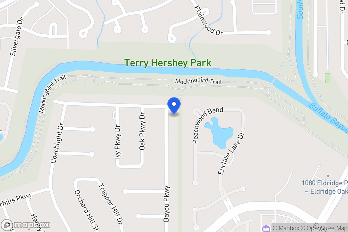 Map of 903 Bayou Pky, Houston