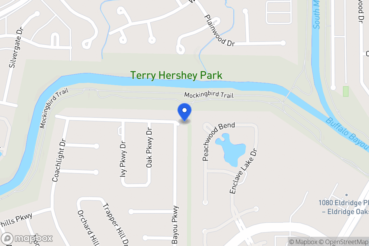 Map of Trailville Dr, Houston