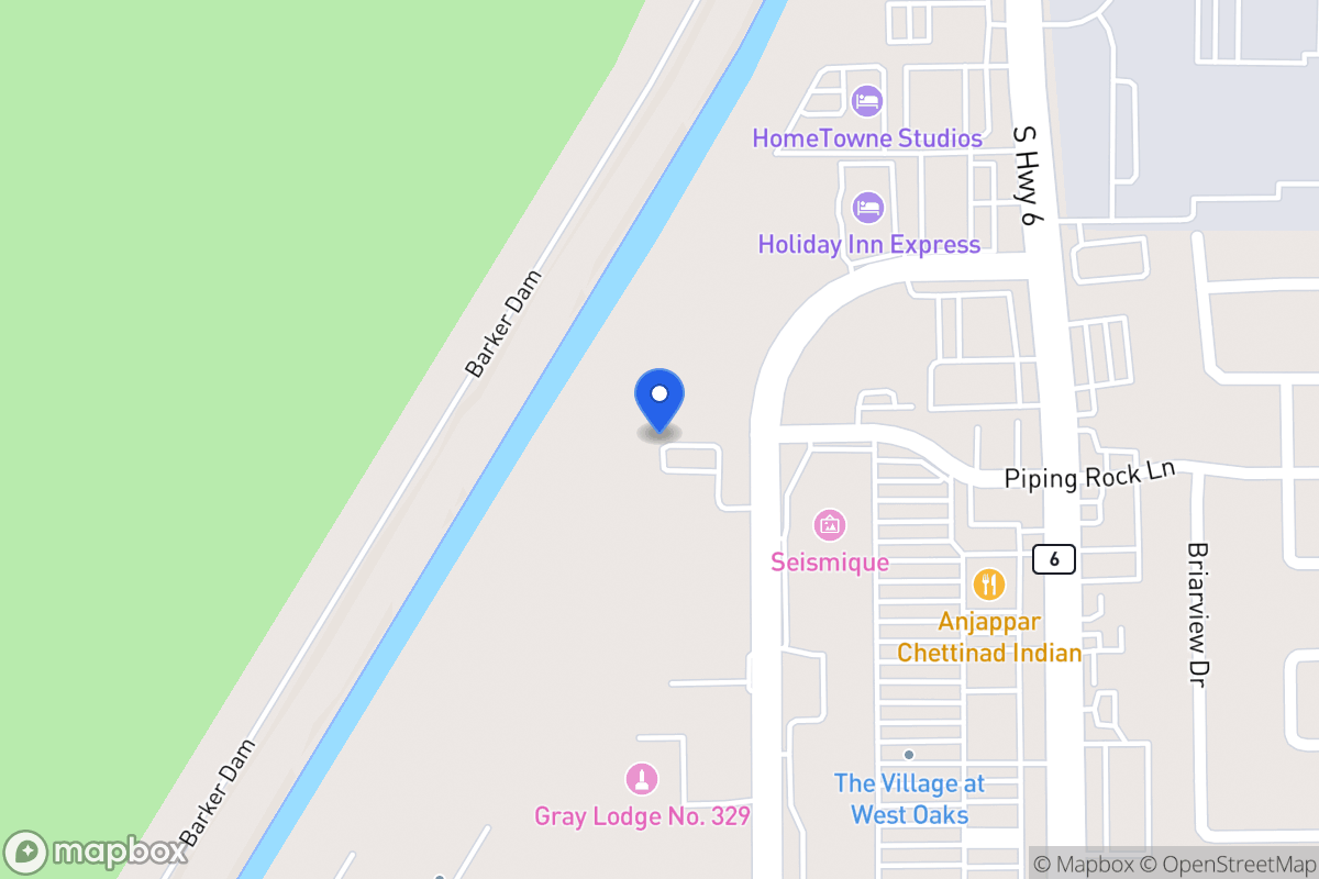 Map of 2270 Barker Oaks Dr, Houston