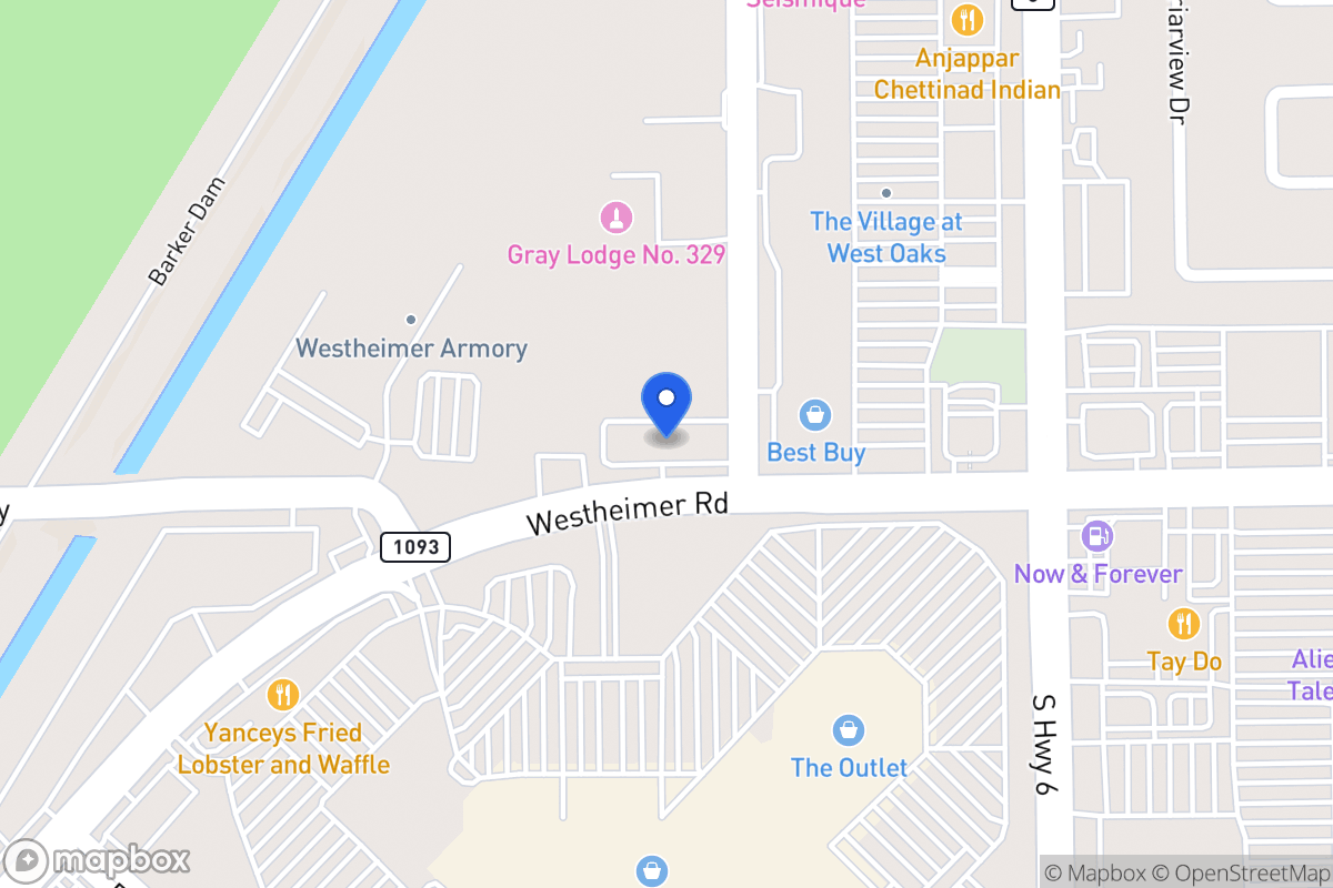 Map of 14800 Westheimer Dr, Houston