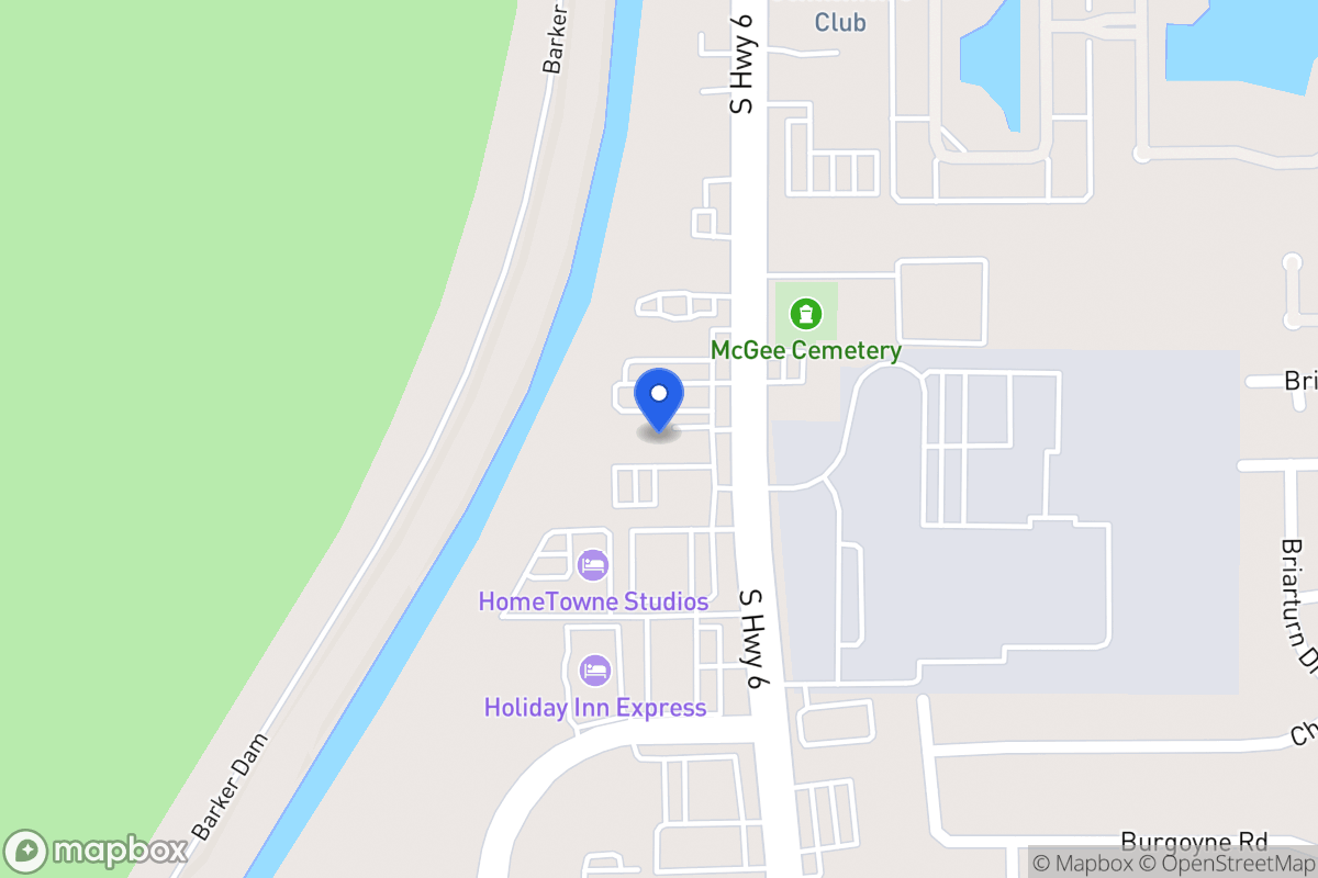 Map of 2030 Highway 6 S, Houston