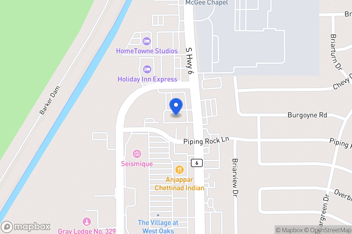 Map of 2210 Highway 6 S, Houston