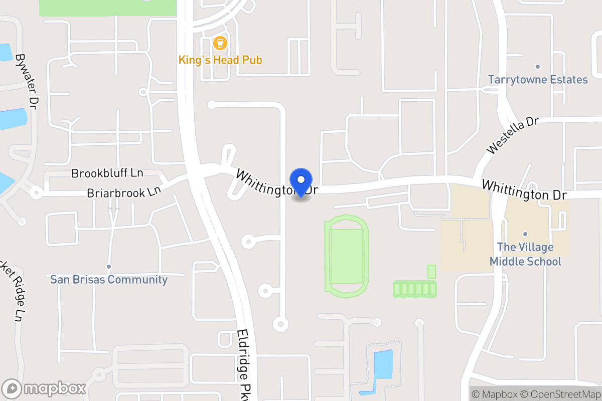 Map of 2003 Foreland Dr, Houston
