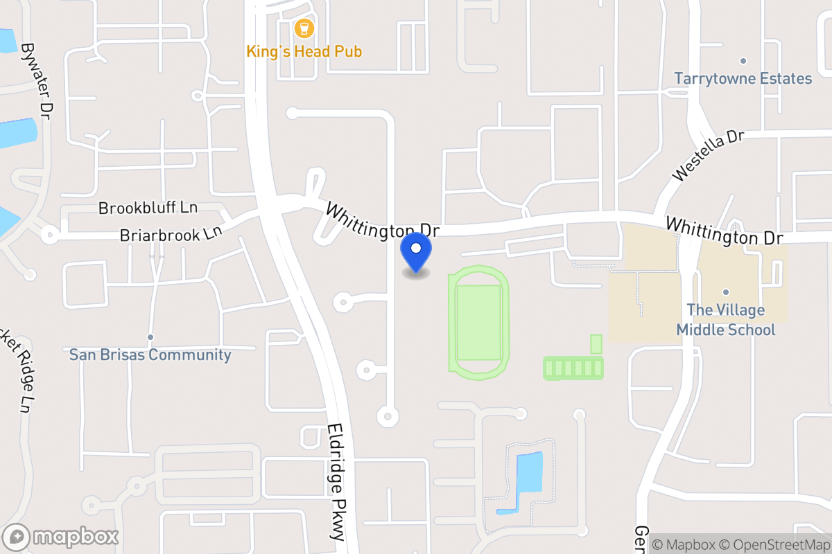 Map of 2011 Foreland Dr, Houston