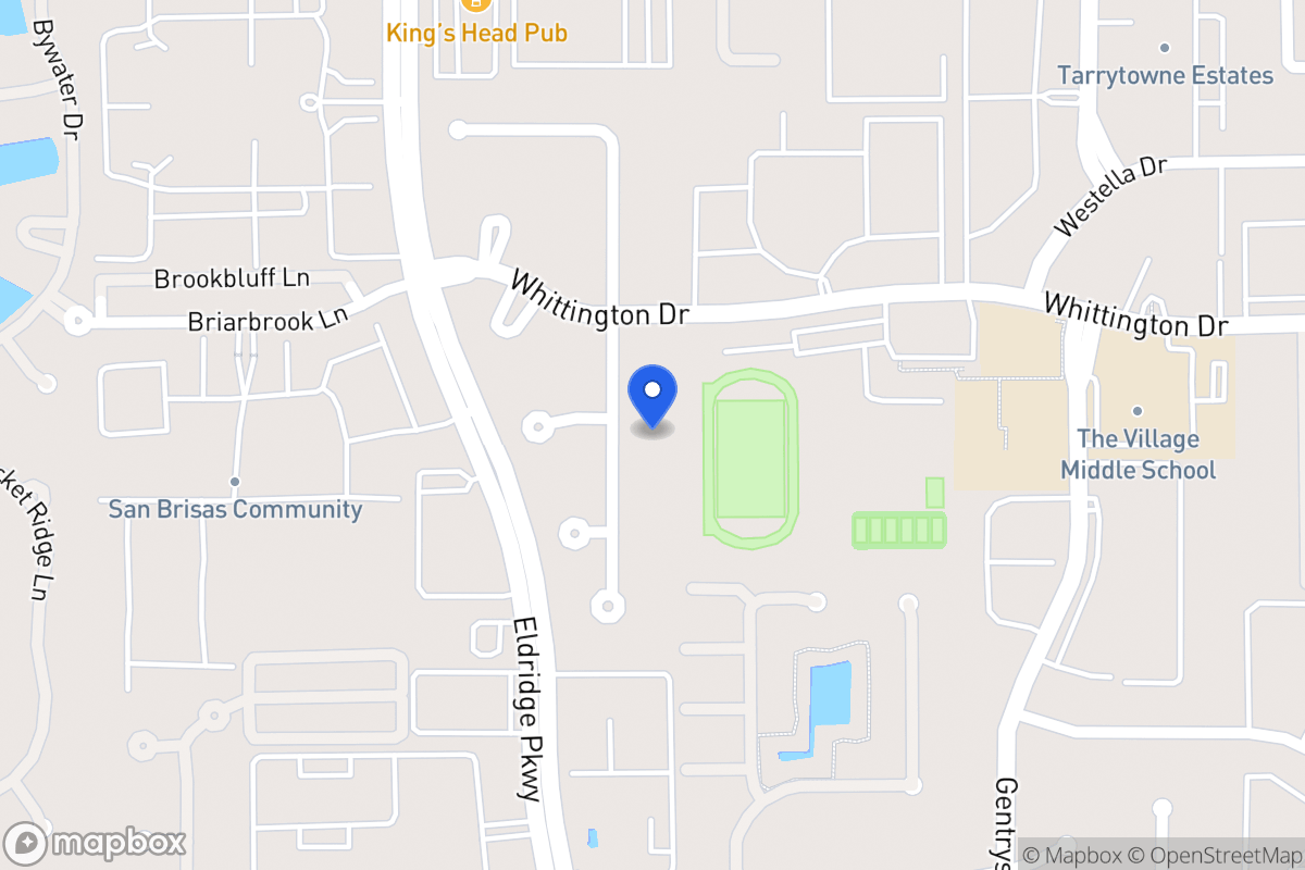 Map of 2019 Foreland Dr, Houston