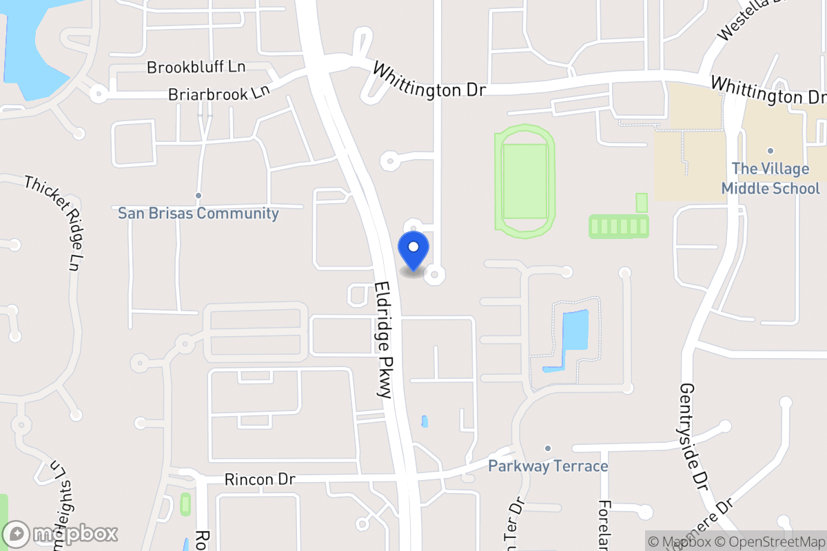 Map of 2118 Foreland Dr, Houston