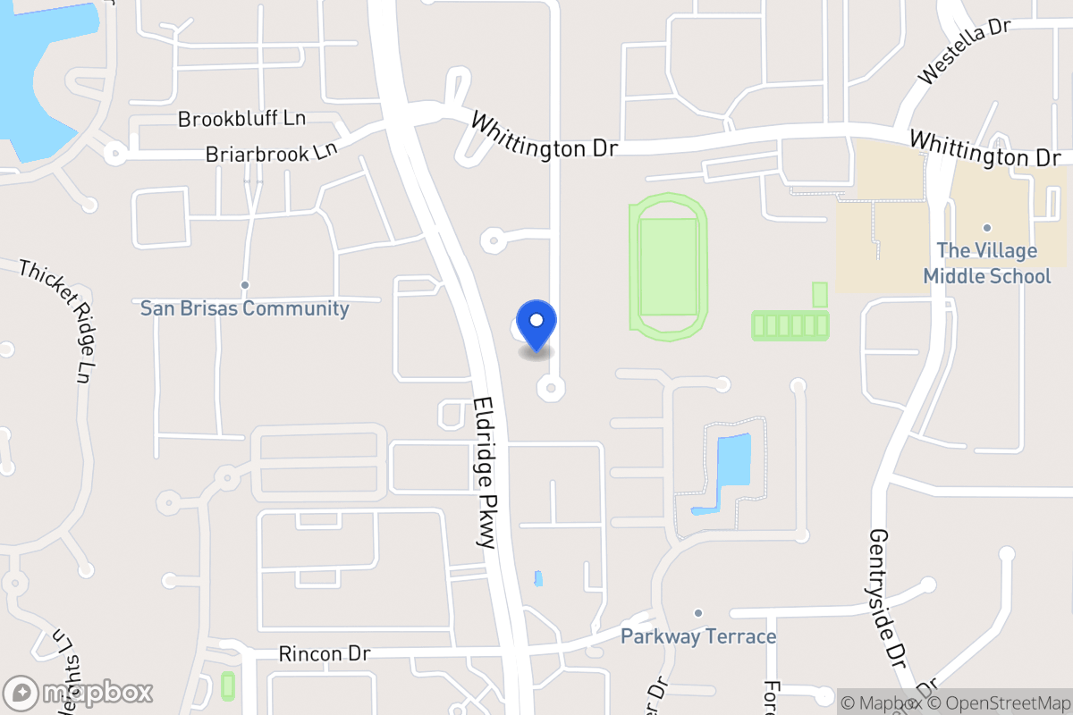 Map of 13303 Foreland Ct, Houston