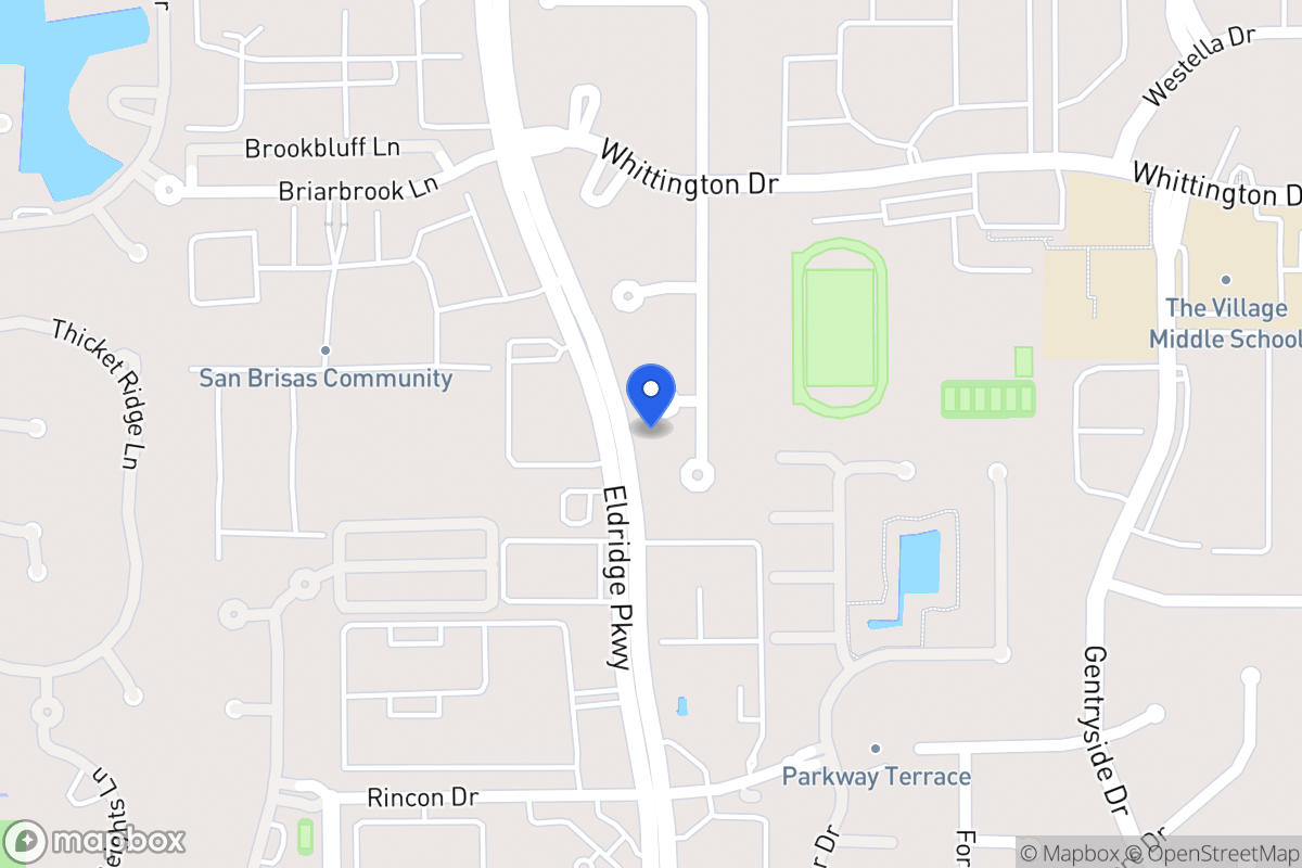 Map of 13307 Foreland Ct, Houston