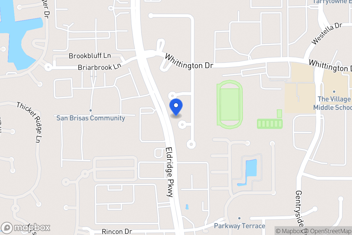 Map of 13306 Foreland Ct, Houston