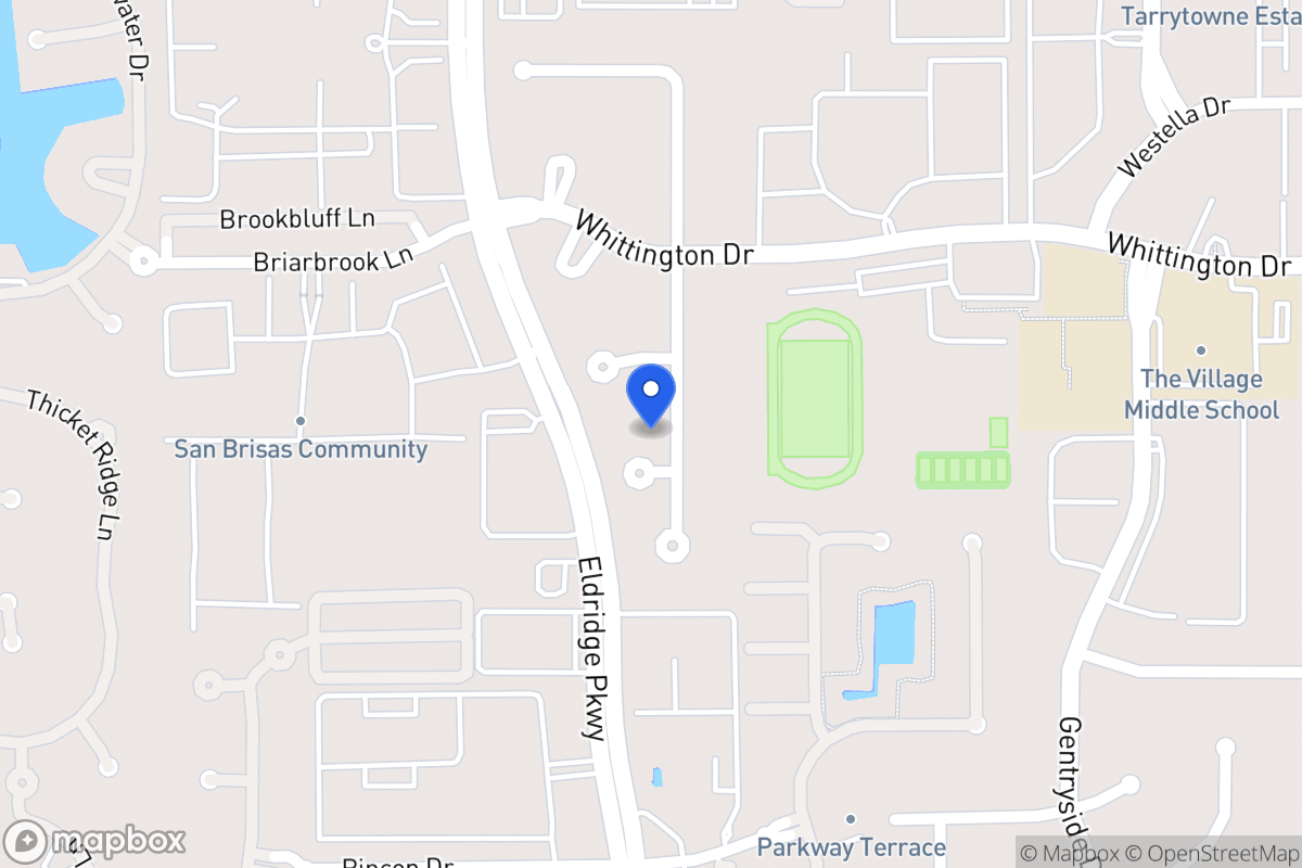 Map of 13302 Foreland Ct, Houston