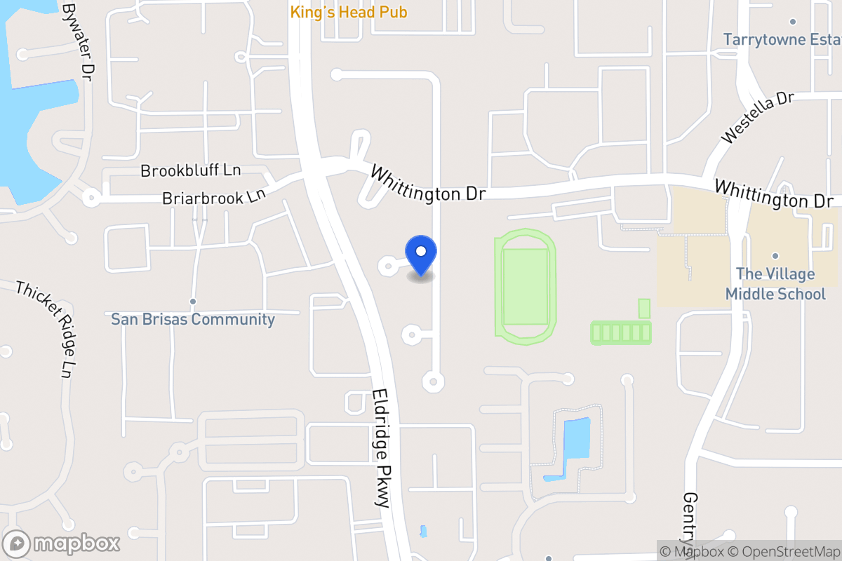 Map of 13303 Brandywyne Ct, Houston