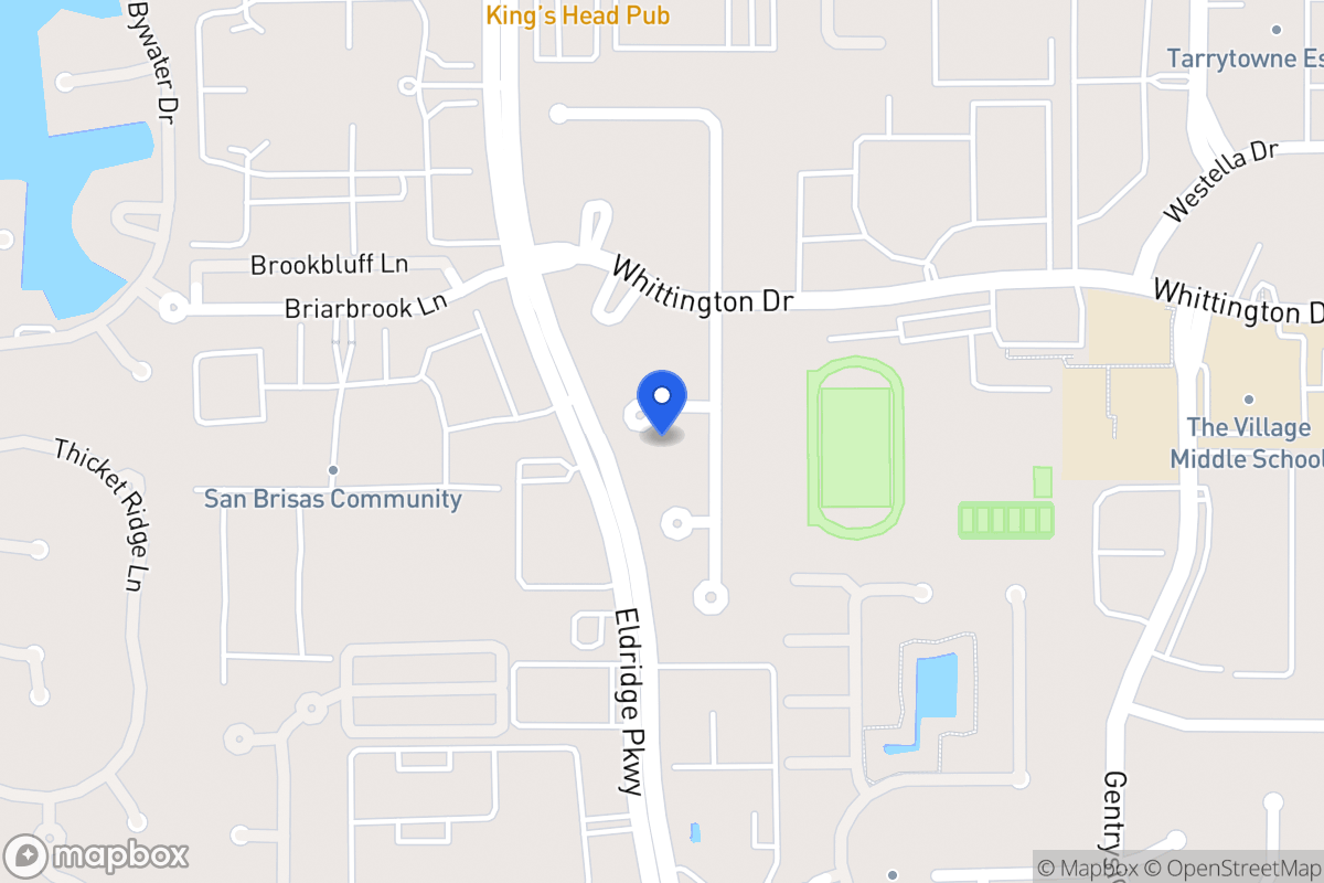 Map of 13307 Brandywyne Ct, Houston