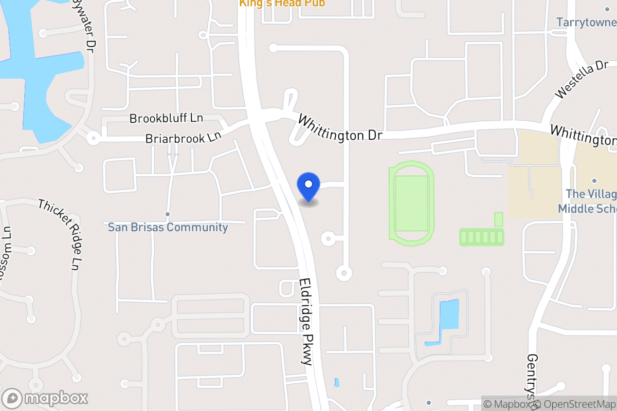 Map of 13315 Brandywyne Ct, Houston