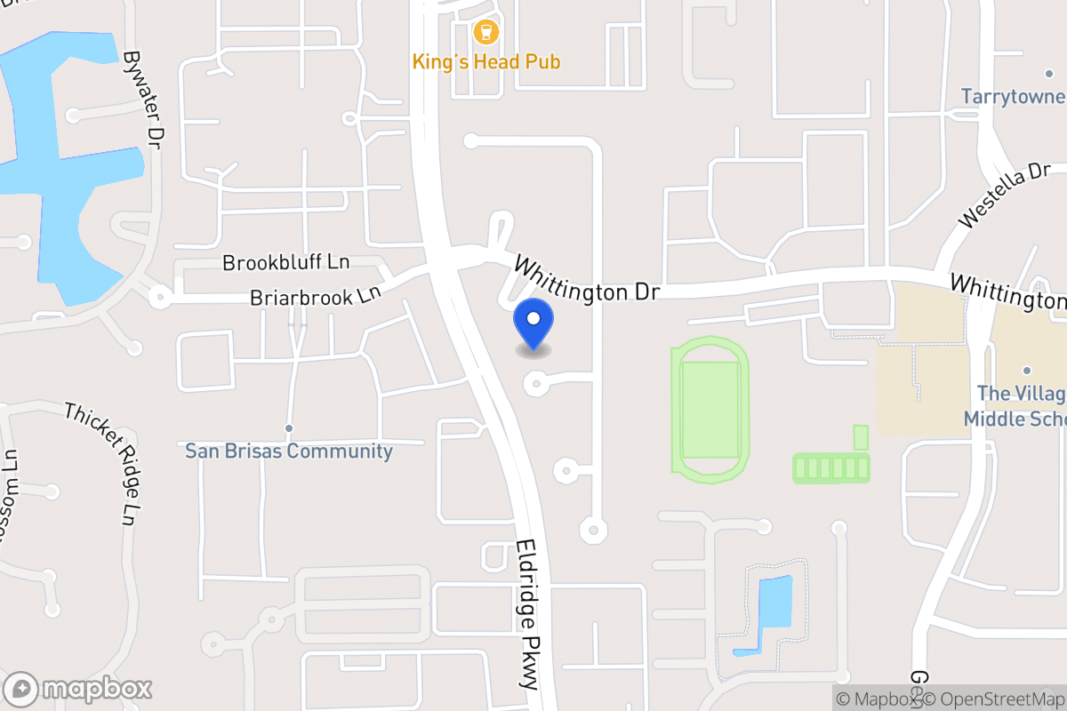 Map of 13310 Brandywyne Ct, Houston