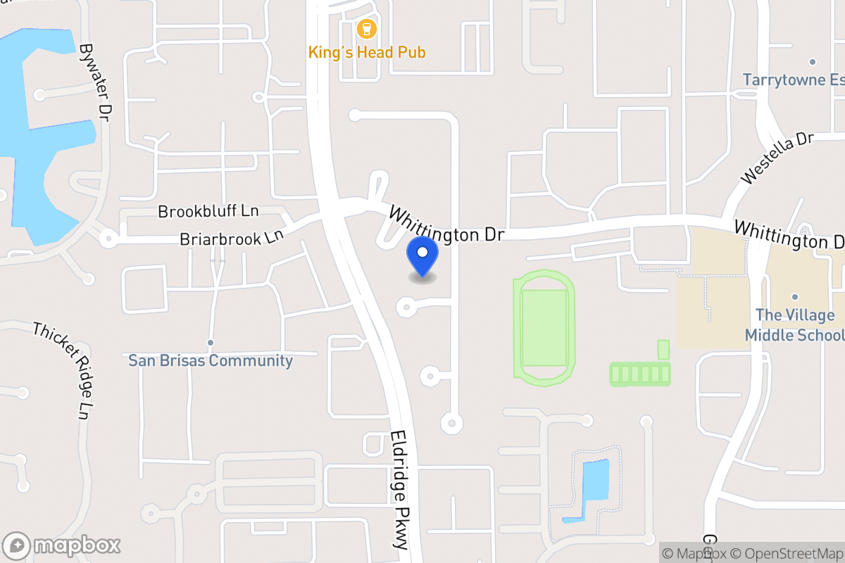 Map of 13306 Brandywyne Ct, Houston