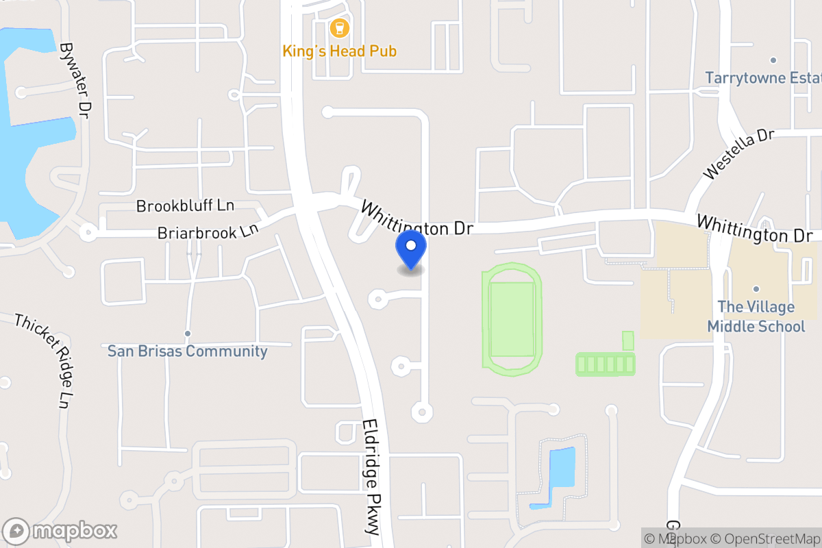 Map of 13302 Brandywyne Ct, Houston