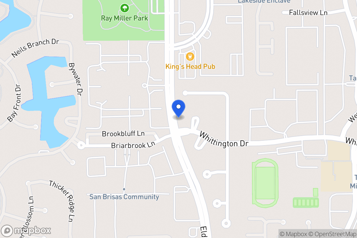 Map of 1910 Foreland Dr, Houston