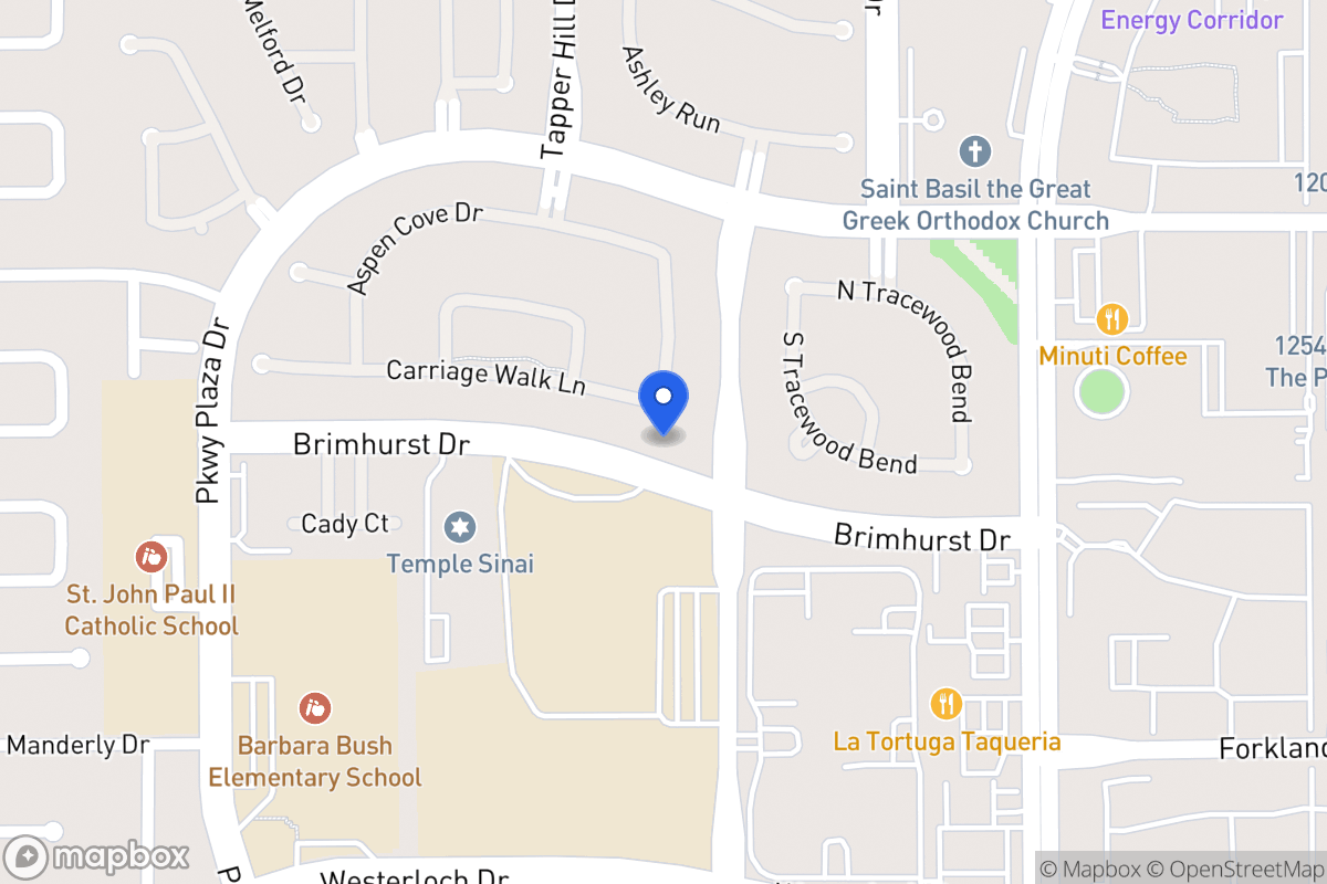 Map of 13703 Carriage Walk Ln, Houston