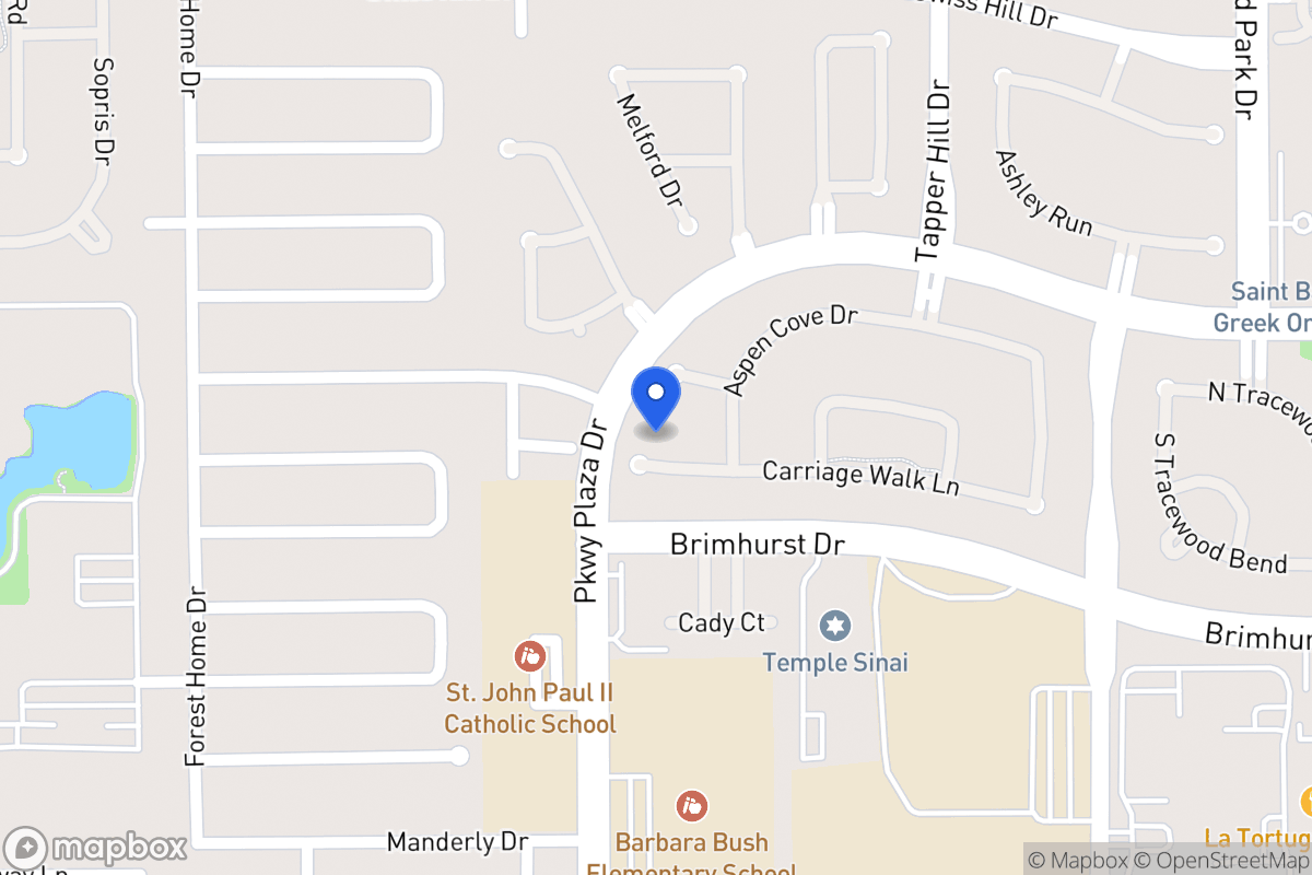 Map of 13926 Carriage Walk Ln, Houston