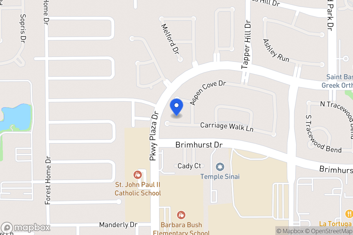 Map of 13922 Carriage Walk Ln, Houston