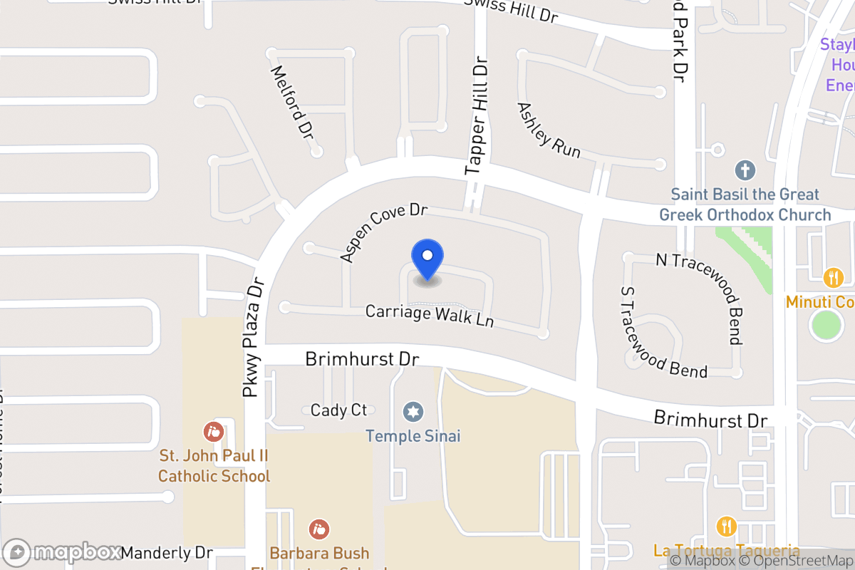 Map of 13807 Senca Park Dr, Houston