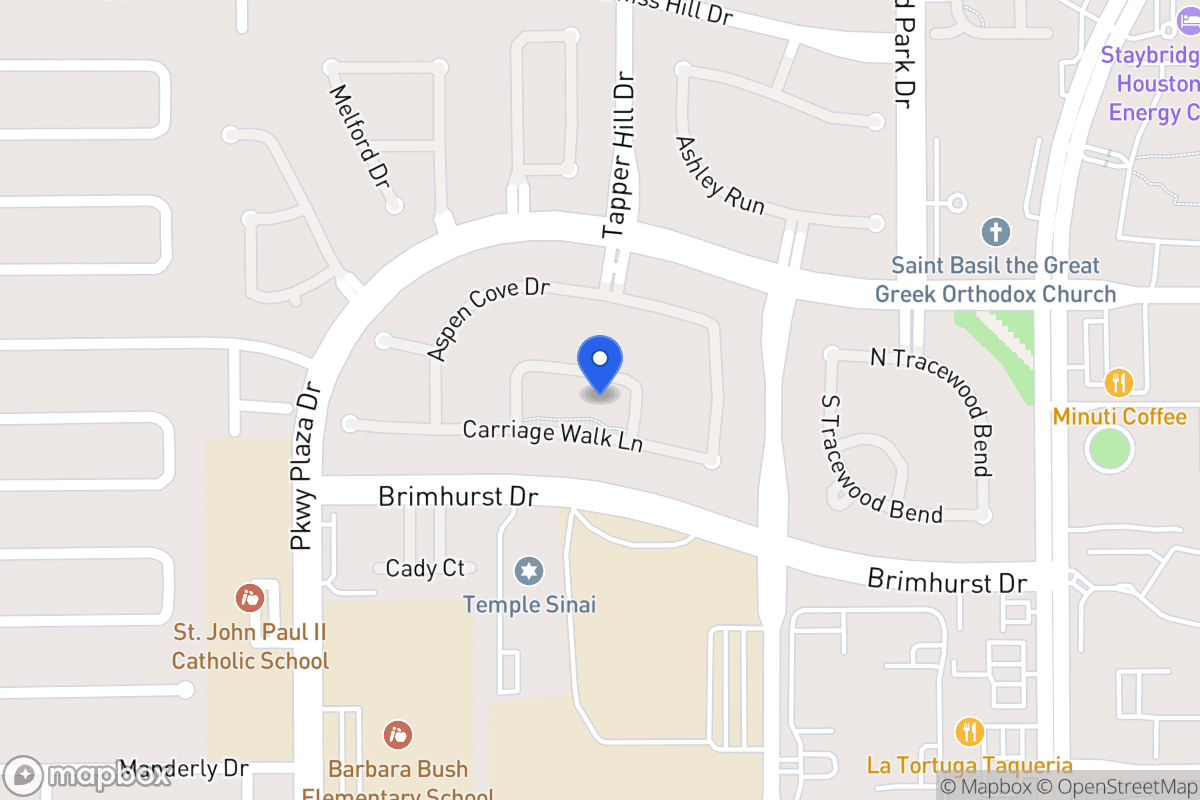 Map of 13727 Senca Park Dr, Houston