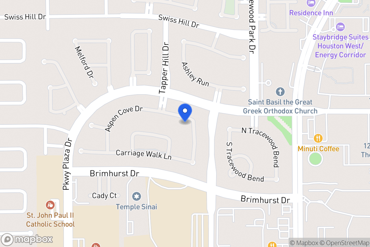 Map of 1306 Mission Chase Dr, Houston