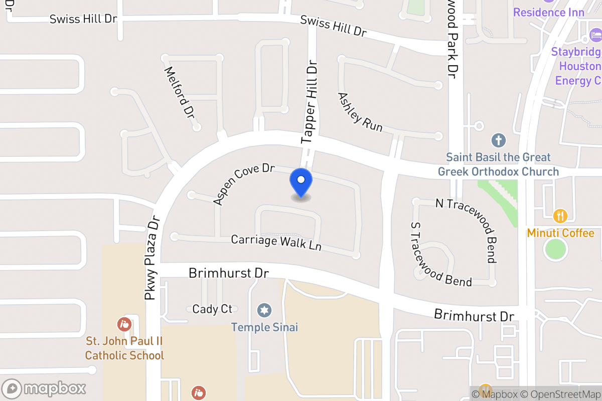 Map of 13726 Senca Park Dr, Houston