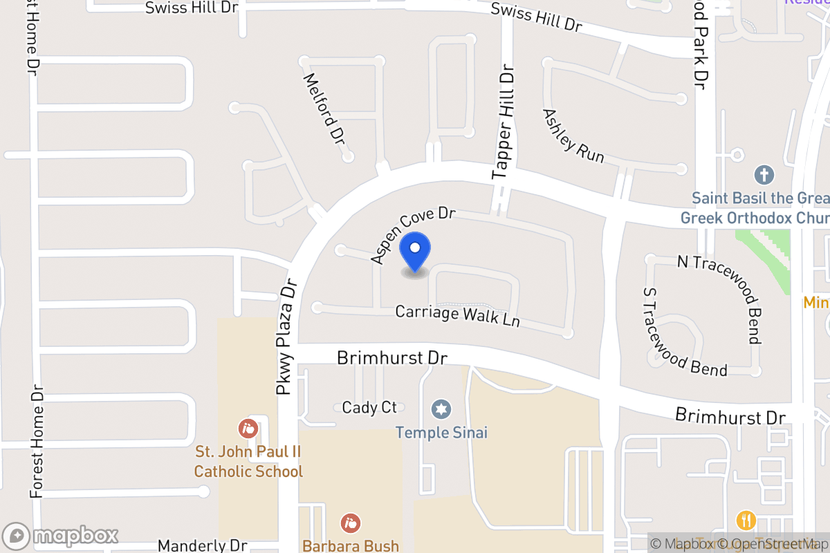 Map of 13822 Senca Park Dr, Houston