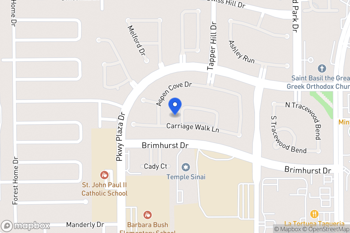 Map of 13826 Senca Park Dr, Houston