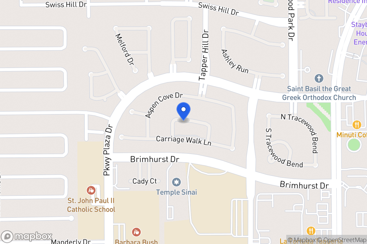 Map of Mission Chase Dr, Houston