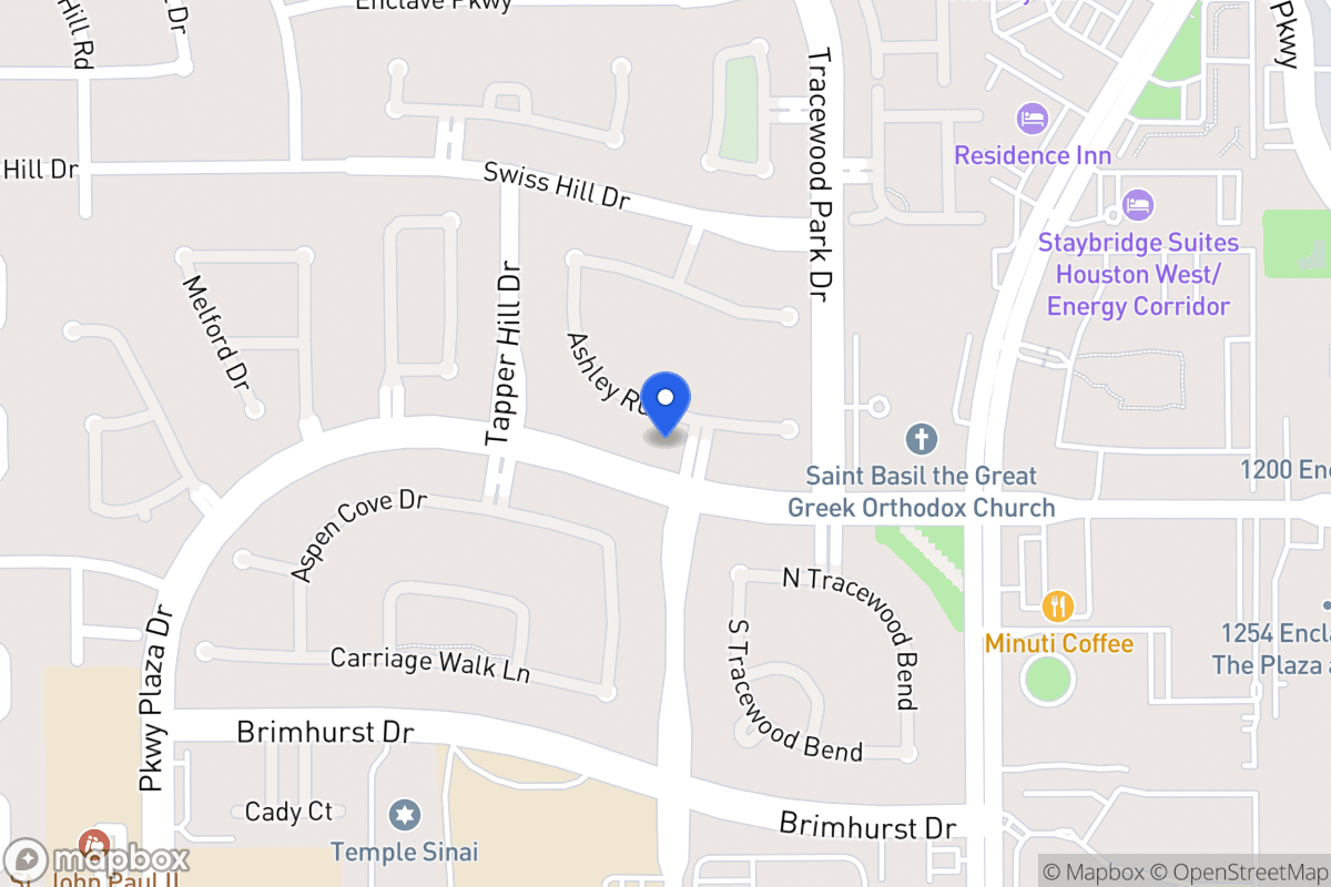 Map of 13623 Ashley Run, Houston