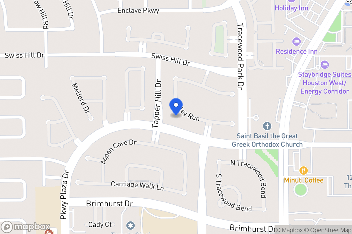 Map of 13711 Ashley Run, Houston
