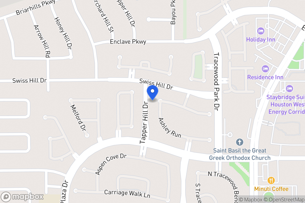 Map of 13735 Ashley Run, Houston