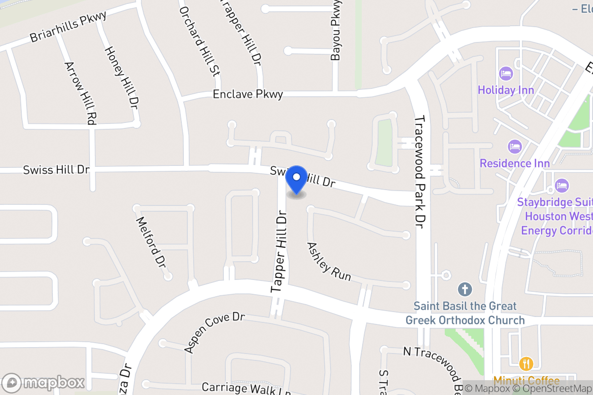Map of 13739 Ashley Run, Houston